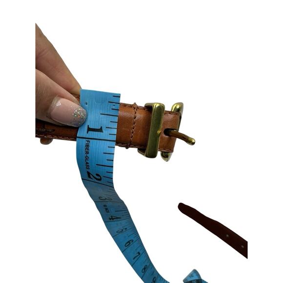 Fossil Brown Leather Women Belt Size Large main image 8